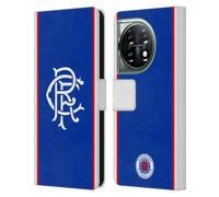 Head Case Designs Officially Licensed Rangers FC Home 2025/26 Kit Leather Wallet Case Compatible With OnePlus 11 5G