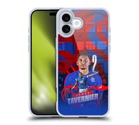 Head Case Designs Officially Licensed Rangers FC James Tavernier 2024/25 First Team Gel Case [Military Grade Protection] Compatible with Apple iPhone 16 Plus and Compatible with MagSafe
