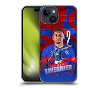 Head Case Designs Officially Licensed Rangers FC James Tavernier 2024/25 First Team Hard Back Case Compatible With Apple iPhone 15