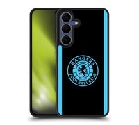 Head Case Designs Officially Licensed Rangers FC Light Blue Crest Gel Armour Case [Military Grade Protection] Compatible With Samsung Galaxy S25 FE