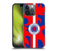 Head Case Designs Officially Licensed Rangers FC Lion Rampant Pattern Crest Hard Back Case Compatible With Apple iPhone 14 Pro