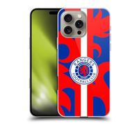 Head Case Designs Officially Licensed Rangers FC Lion Rampant Pattern Crest Hard Back Case Compatible With Apple iPhone 16 Pro Max