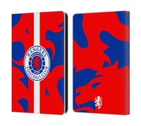 Head Case Designs Officially Licensed Rangers FC Lion Rampant Pattern Crest Leather Wallet Case Compatible With Amazon Kindle Paperwhite 6