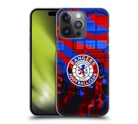 Head Case Designs Officially Licensed Rangers FC Logo Stadium Crest Hard Back Case Compatible With Apple iPhone 14 Pro