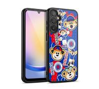 Head Case Designs Officially Licensed Rangers FC Mascot Sticker Collage Crest Gel Armour Case [Military Grade Protection] Compatible With Samsung Galaxy A25 5G