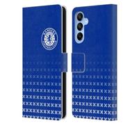 Head Case Designs Officially Licensed Rangers FC Matchday Crest Leather Wallet Case Compatible With Samsung Galaxy A16 5G