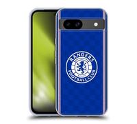 Head Case Designs Officially Licensed Rangers FC Retro 1989 Home Kit Crest Gel Case [Military Grade Protection] Compatible with Google Pixel 8a and Compatible with MagSafe