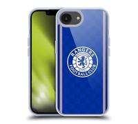 Head Case Designs Officially Licensed Rangers FC Retro 1989 Home Kit Crest Gel Case [Military Grade Protection] Compatible with Apple iPhone 16e and Compatible with MagSafe