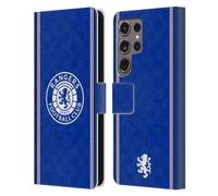 Head Case Designs Officially Licensed Rangers FC Retro 1989 Home Kit Crest Leather Wallet Case Compatible With Samsung Galaxy S24 Ultra 5G