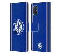 Head Case Designs Officially Licensed Rangers FC Retro 1989 Home Kit Crest Leather Wallet Case Compatible With Samsung Galaxy A51 (2019)