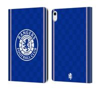 Head Case Designs Officially Licensed Rangers FC Retro 1989 Home Kit Crest Leather Wallet Case Compatible With Apple iPad 10.9 (2022)