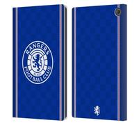 Head Case Designs Officially Licensed Rangers FC Retro 1989 Home Kit Crest Leather Wallet Case Compatible With Amazon Fire Max 11 2023