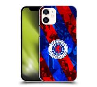 Head Case Designs Officially Licensed Rangers FC Stadium Stripes Crest Hard Back Case Compatible With Apple iPhone 12 Mini