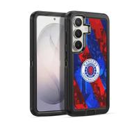 Head Case Designs Officially Licensed Rangers FC Stadium Stripes Crest Ultra-Armoured Shockproof Case [Military Grade Protection] Compatible With Samsung Galaxy S26 Plus