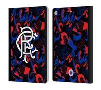 Head Case Designs Officially Licensed Rangers FC Third 2024/25 Kit Leather Wallet Case Compatible With Apple iPad 10.2 2019/2020/2021