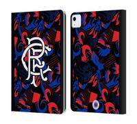 Head Case Designs Officially Licensed Rangers FC Third 2024/25 Kit Leather Wallet Case Compatible With Apple iPad Air 11 2020/2022/2024/2025
