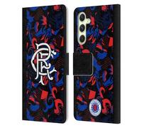Head Case Designs Officially Licensed Rangers FC Third 2024/25 Kit Leather Wallet Case Compatible With Samsung Galaxy A54 5G