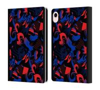 Head Case Designs Officially Licensed Rangers FC Third Pattern 2024/25 Kit Leather Wallet Case Compatible With Apple iPad mini (2021/2024)