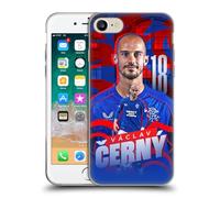 Head Case Designs Officially Licensed Rangers FC Václav Cerný 2024/25 First Team Gel Case [Military Grade Protection] Compatible With Apple iPhone 7/8 / SE 2020 & 2022