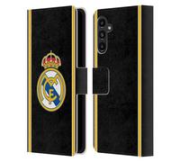 Head Case Designs Officially Licensed Real Madrid CF Bring Back 99/00 Black Retro Leather Wallet Case Compatible With Samsung Galaxy A13 5G (2021)