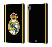 Head Case Designs Officially Licensed Real Madrid CF Bring Back 99/00 Black Retro Leather Wallet Case Compatible With Apple iPad Pro 11 M4 2024