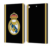 Head Case Designs Officially Licensed Real Madrid CF Bring Back 99/00 Black Retro Leather Wallet Case Compatible With Apple iPad 9.7 2017 / iPad 9.7 2018