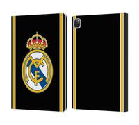 Head Case Designs Officially Licensed Real Madrid CF Bring Back 99/00 Black Retro Leather Wallet Case Compatible With Apple iPad Pro 12.9 2020/2021/2022
