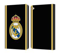 Head Case Designs Officially Licensed Real Madrid CF Bring Back 99/00 Black Retro Leather Wallet Case Compatible With Apple iPad Air 2 (2014)
