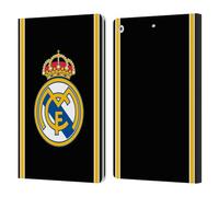 Head Case Designs Officially Licensed Real Madrid CF Bring Back 99/00 Black Retro Leather Wallet Case Compatible With Apple iPad 10.2 2019/2020/2021