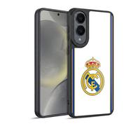 Head Case Designs Officially Licensed Real Madrid CF Bring Back 99/00 White Retro Gel Armour Case [Military Grade Protection] Compatible With Samsung Galaxy S25 Edge