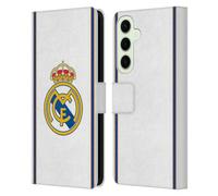Head Case Designs Officially Licensed Real Madrid CF Bring Back 99/00 White Retro Leather Wallet Case Compatible With Samsung Galaxy S25+