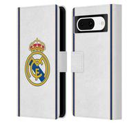 Head Case Designs Officially Licensed Real Madrid CF Bring Back 99/00 White Retro Leather Wallet Case Compatible With Google Pixel 8