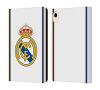 Head Case Designs Officially Licensed Real Madrid CF Bring Back 99/00 White Retro Leather Wallet Case Compatible With Apple iPad mini (2021/2024)