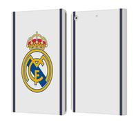 Head Case Designs Officially Licensed Real Madrid CF Bring Back 99/00 White Retro Leather Wallet Case Compatible With Apple iPad 10.2 2019/2020/2021