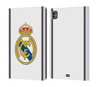 Head Case Designs Officially Licensed Real Madrid CF Bring Back 99/00 White Retro Leather Wallet Case Compatible With Apple iPad Pro 11 M4 2024