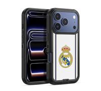 Head Case Designs Officially Licensed Real Madrid CF Bring Back 99/00 White Retro Ultra-Armoured Shockproof Case [Military Grade Protection] Compatible With Apple iPhone 17 Pro Max