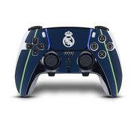 Head Case Designs Officially Licensed Real Madrid CF Dark Blue Badge Vinyl Sticker Gaming Skin Decal Cover Compatible With Sony PlayStation 5 PS5 DualSense Edge Controller