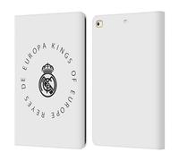 Head Case Designs Officially Licensed Real Madrid CF Europa Kings Legend Leather Wallet Case Compatible With Apple iPad 9.7 2017 / iPad 9.7 2018