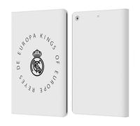 Head Case Designs Officially Licensed Real Madrid CF Europa Kings Legend Leather Wallet Case Compatible With Apple iPad 10.2 2019/2020/2021