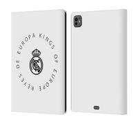 Head Case Designs Officially Licensed Real Madrid CF Europa Kings Legend Leather Wallet Case Compatible With Apple iPad Pro 11 M4/M5 2024/2025