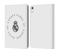 Head Case Designs Officially Licensed Real Madrid CF Europa Kings Legend Leather Wallet Case Compatible With Apple iPad 10.9 2022/2025
