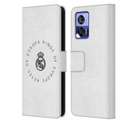 Head Case Designs Officially Licensed Real Madrid CF Europa Kings Legend Leather Wallet Case Compatible With Motorola Edge 30 Neo 5G