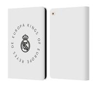 Head Case Designs Officially Licensed Real Madrid CF Europa Kings Legend Leather Wallet Case Compatible With Apple iPad Air 2 (2014)