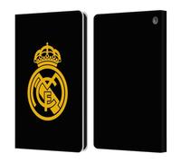 Head Case Designs Officially Licensed Real Madrid CF Gold Logo Origin Leather Wallet Case Compatible With Fire HD 8/Fire HD 8 Plus 2020