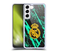 Head Case Designs Officially Licensed Real Madrid CF Green Gold Urban Gel Case [Military Grade Protection] Compatible With Samsung Galaxy S22 5G