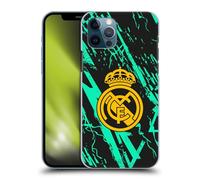 Head Case Designs Officially Licensed Real Madrid CF Green Gold Urban Hard Back Case Compatible With Apple iPhone 12 / iPhone 12 Pro