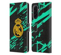 Head Case Designs Officially Licensed Real Madrid CF Green Gold Urban Leather Wallet Case Compatible With Samsung Galaxy A17 4G / 5G