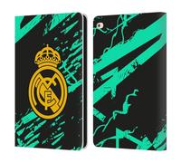 Head Case Designs Officially Licensed Real Madrid CF Green Gold Urban Leather Wallet Case Compatible With Apple iPad Air 2 (2014)