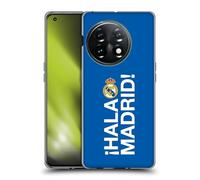 Head Case Designs Officially Licensed Real Madrid CF Hala Madrid Origin Gel Case [Military Grade Protection] Compatible With OnePlus 11 5G