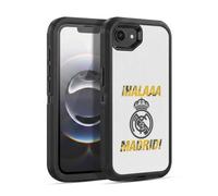 Head Case Designs Officially Licensed Real Madrid CF Hala Madrid Urban Ultra-Armoured Shockproof Case [Military Grade Protection] Compatible With Apple iPhone 16e / iPhone 17e